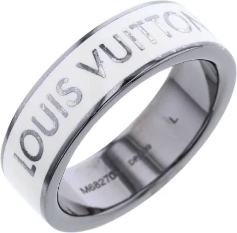 Louis Vuitton Vintage Pre-owned Metal louis-vuitton-jewelry Grijs Dames