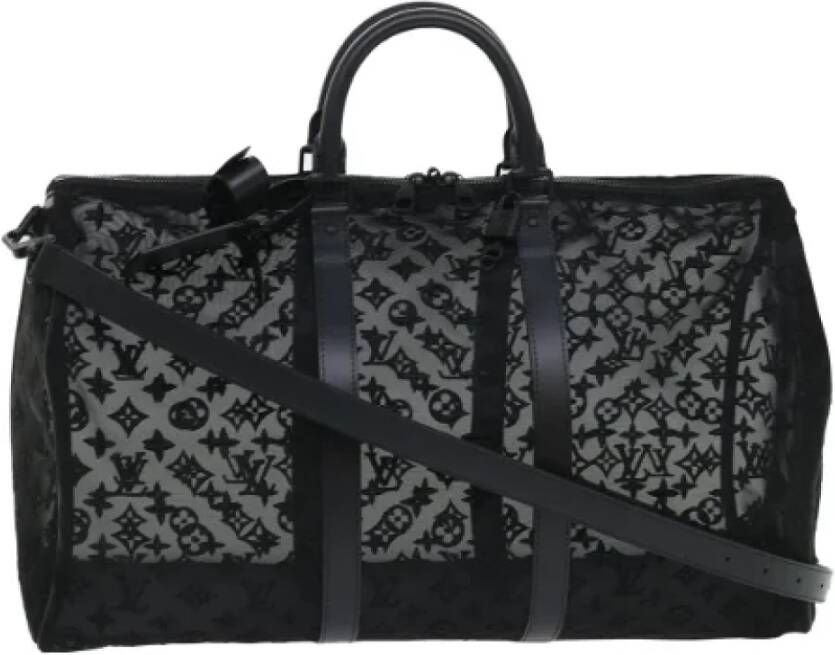Louis Vuitton Vintage Pre-owned Nylon travel-bags Zwart Dames