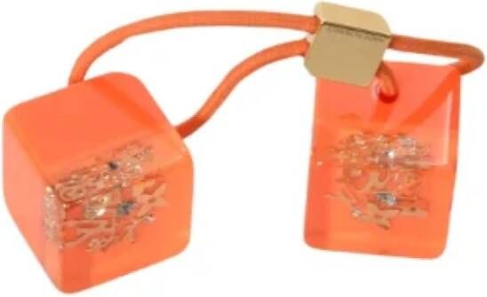 Louis Vuitton Vintage Pre-owned Plastic hair-accessories Oranje Dames