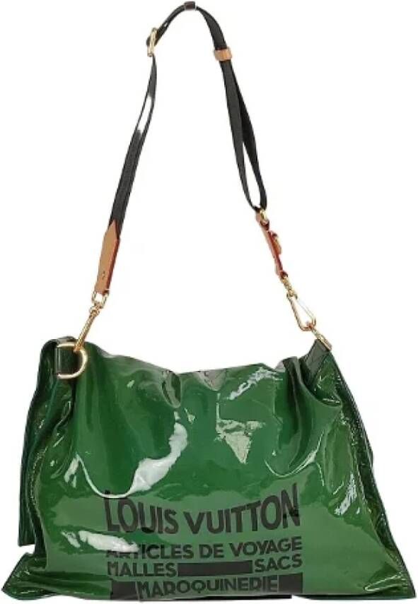 Louis Vuitton Vintage Pre-owned Plastic louis-vuitton-bags Groen Dames