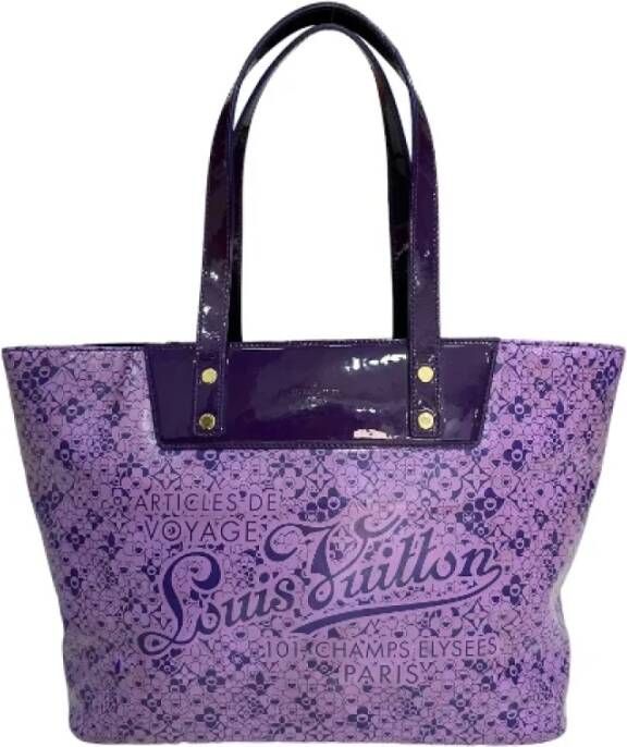 Louis Vuitton Vintage Pre-owned Plastic louis-vuitton-bags Purple Dames
