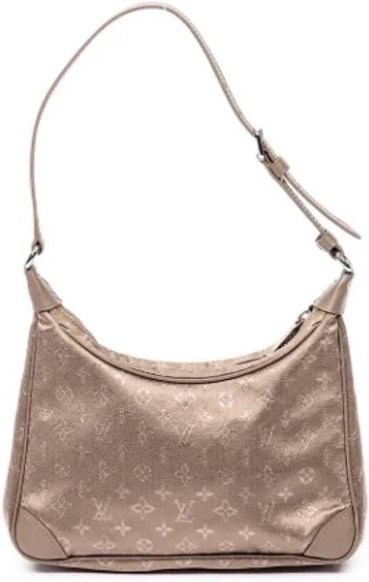 Louis Vuitton Vintage Pre-owned Satin handbags Grijs Dames