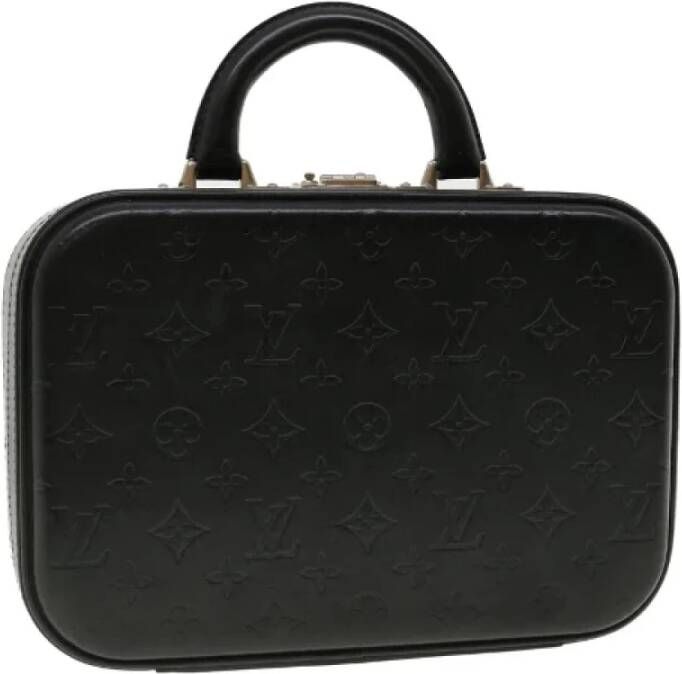 Louis Vuitton Vintage Pre-owned Satin handbags Zwart Dames