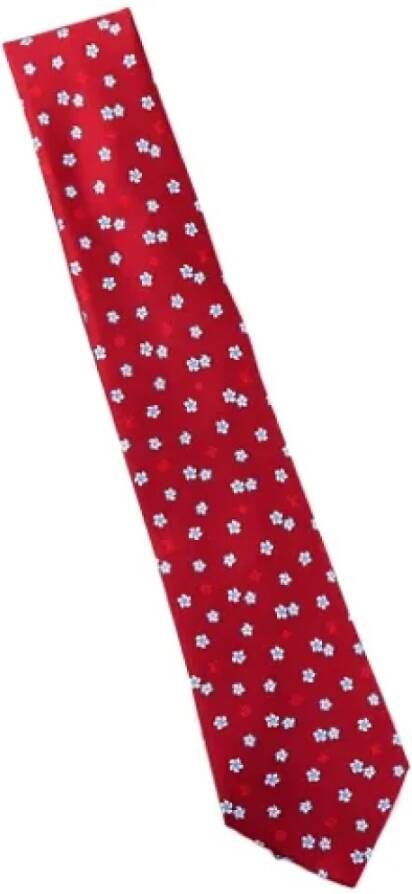 Louis Vuitton Vintage Pre-owned Silk home-office Rood Dames