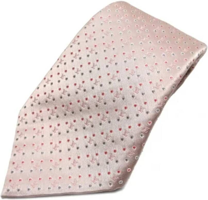 Louis Vuitton Vintage Pre-owned Silk home-office Roze Dames