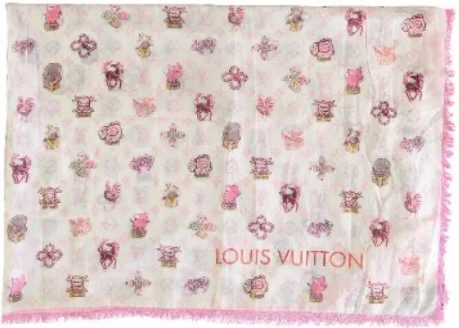 Louis Vuitton Vintage Pre-owned Silk scarves Meerkleurig Dames