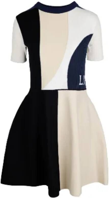 Louis Vuitton Vintage Pre-owned Wool dresses Meerkleurig Dames