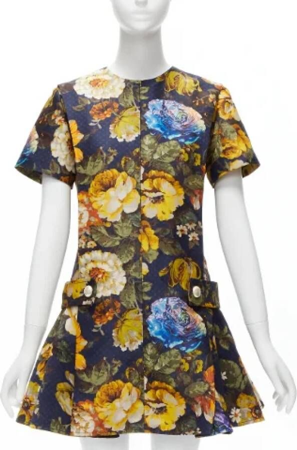 Louis Vuitton Vintage Pre-owned Wool dresses Meerkleurig Dames
