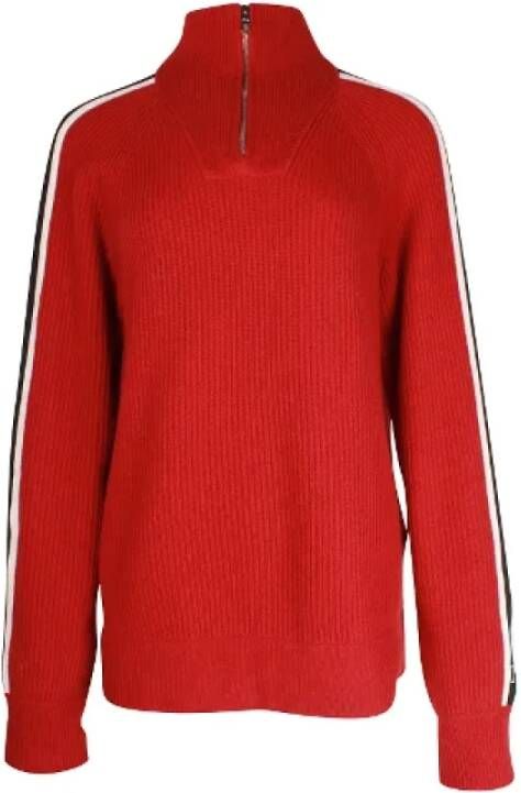 Louis Vuitton Vintage Pre-owned Wool outerwear Rood Dames