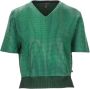 Louis Vuitton Vintage Pre-owned Wool tops Groen Dames - Thumbnail 1