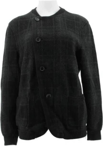 Louis Vuitton Vintage Pre-owned Wool tops Zwart Dames