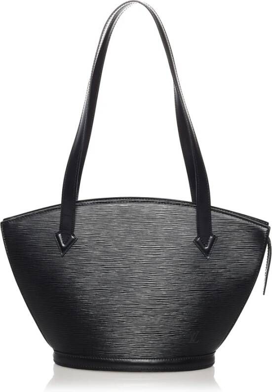 Louis Vuitton Vintage Preated Epi Saint Jacques Long Strap PM Zwart Dames