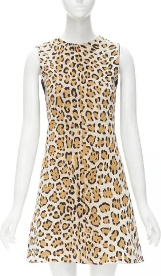 Louis Vuitton Vintage Tweedehands Dres Beige Dames