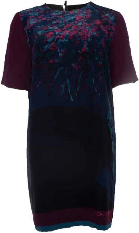 Louis Vuitton Vintage Tweedehands Dres Blauw Dames