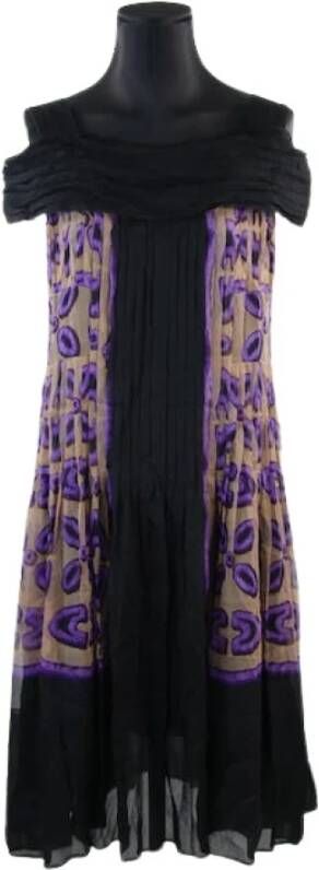 Louis Vuitton Vintage Tweedehands Dres Zwart Dames