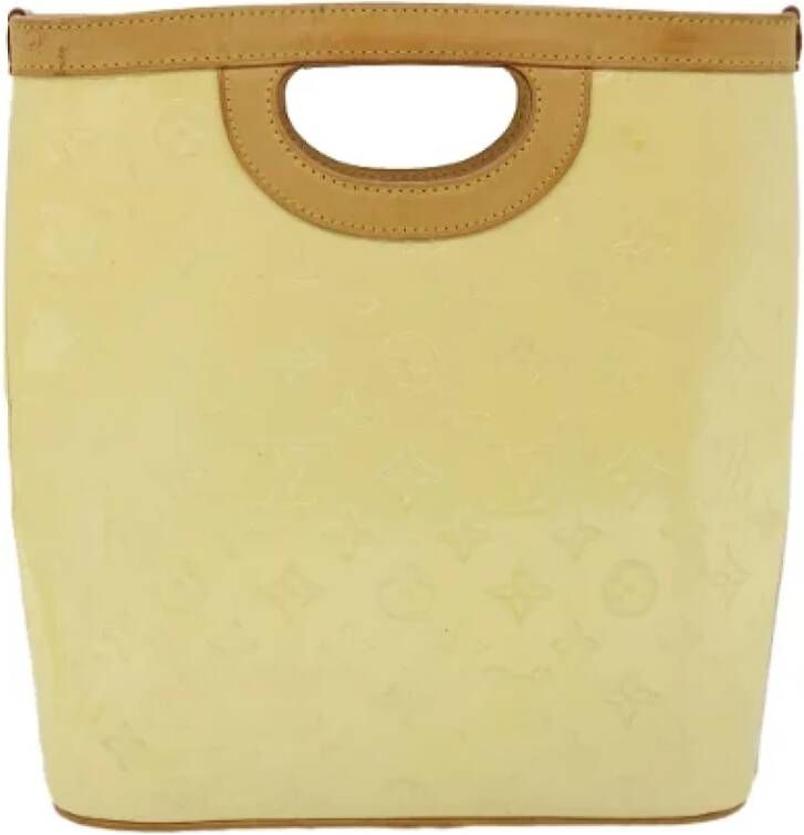 Louis Vuitton Vintage Tweedehands handtas Beige Dames