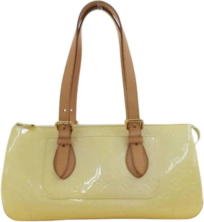 Louis Vuitton Vintage Tweedehands handtas Beige Dames