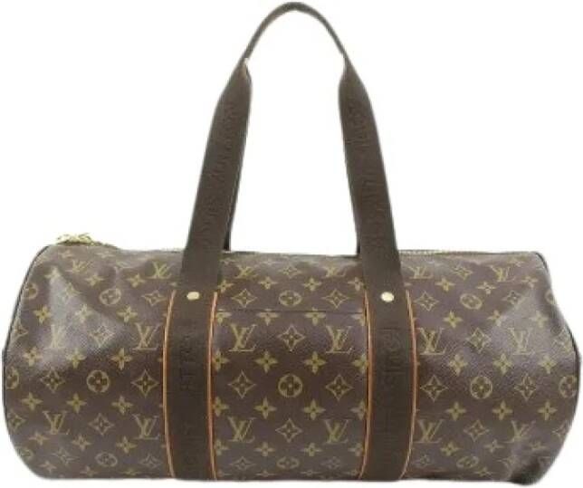 Louis Vuitton Vintage Tweedehands handtas Bruin Dames