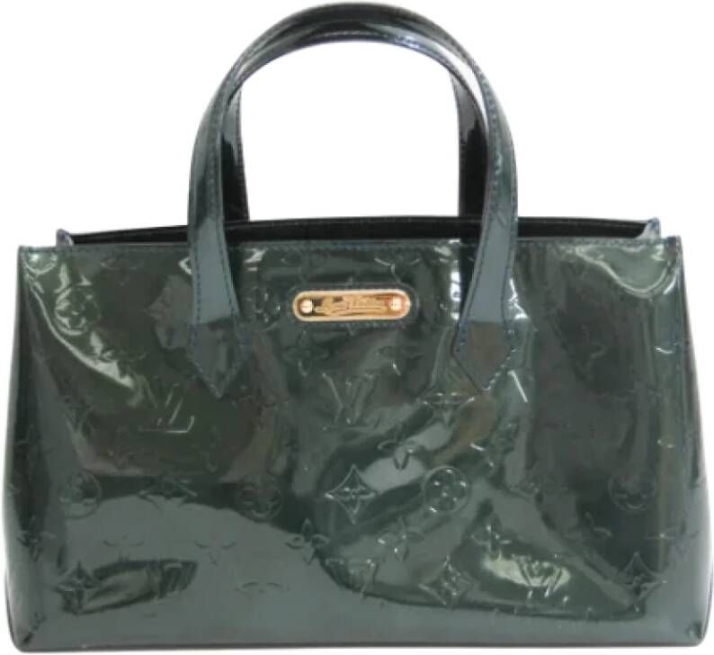 Louis Vuitton Vintage Tweedehands handtas Groen Dames