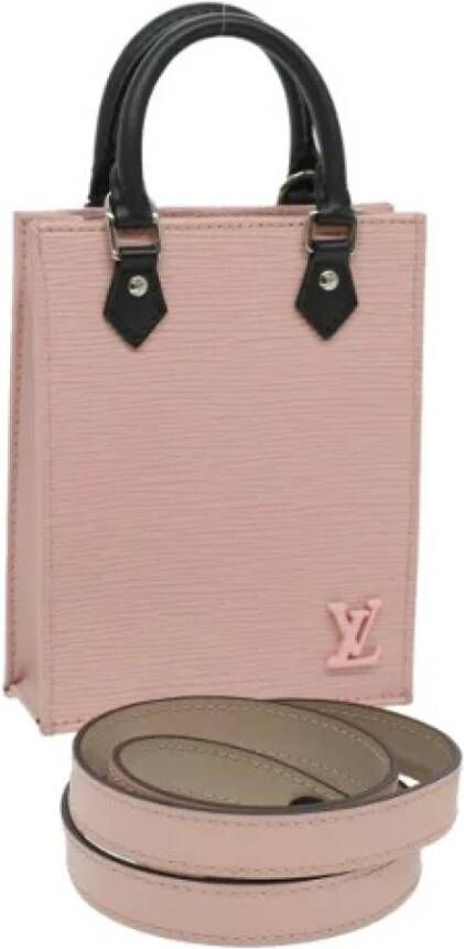 Louis Vuitton Vintage Tweedehands handtas Roze Dames