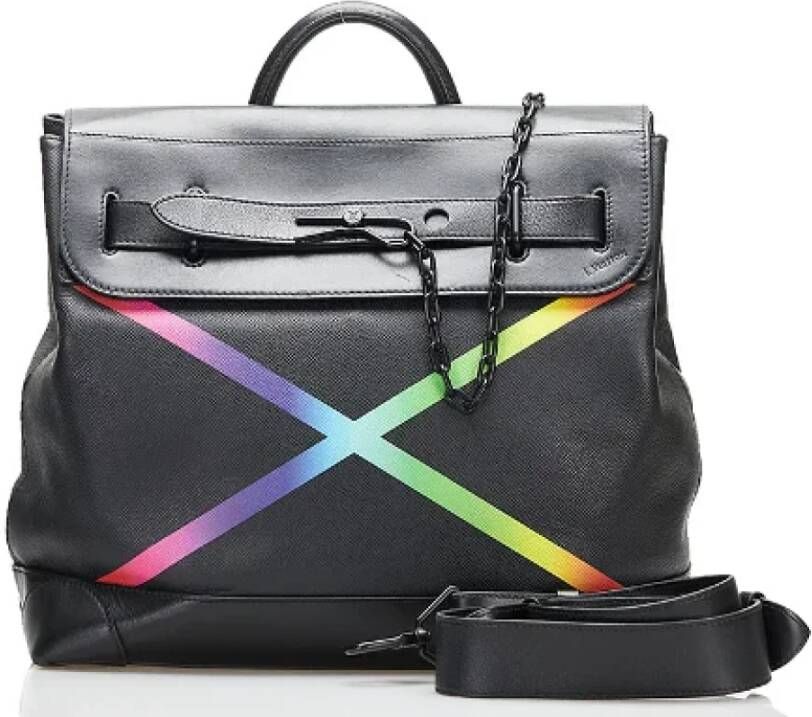 Louis Vuitton Vintage Tweedehands handtas Zwart Dames