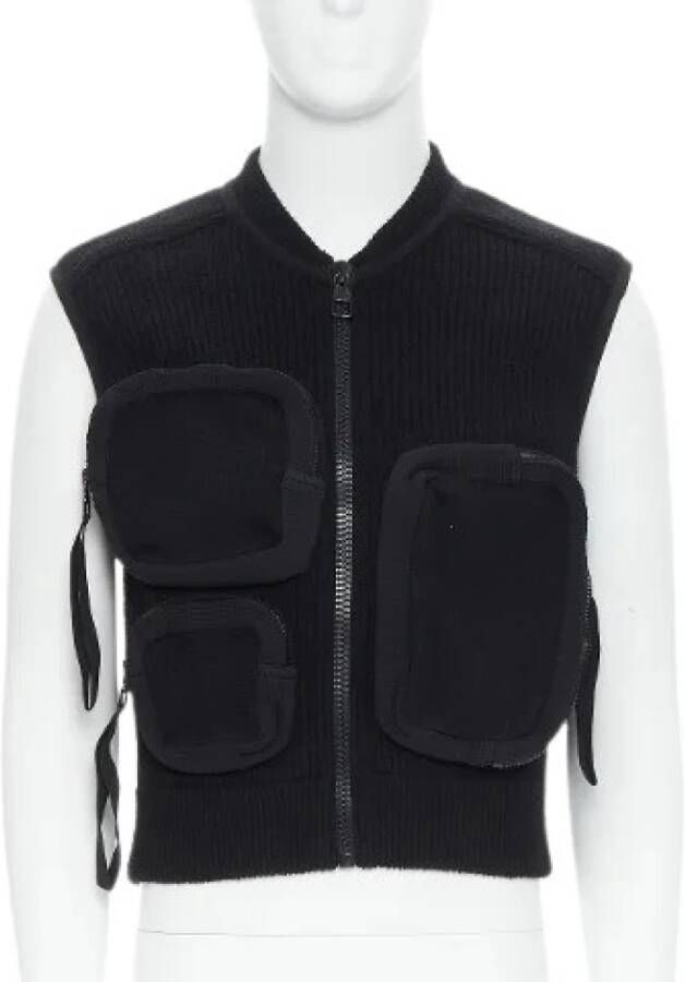 Louis Vuitton Vintage Tweedehands jas Zwart Dames