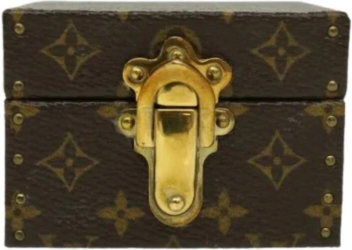 Louis Vuitton Vintage Tweedehands minitas Bruin Dames