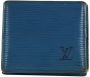 Louis Vuitton Vintage Tweedehands portemonnees Blauw Heren - Thumbnail 1