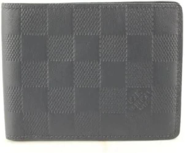 Louis Vuitton Vintage Tweedehands portemonnees Grijs Heren