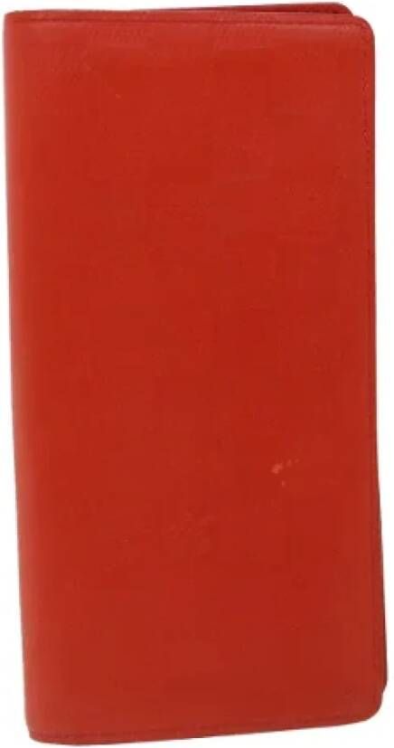 Louis Vuitton Vintage Tweedehands portemonnees Oranje Dames