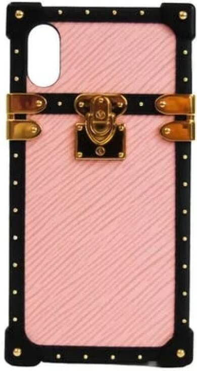 Louis Vuitton Vintage Tweedehands riem Roze Dames