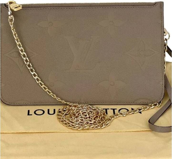 Louis Vuitton Vintage Tweedehands schoudertas Beige Dames
