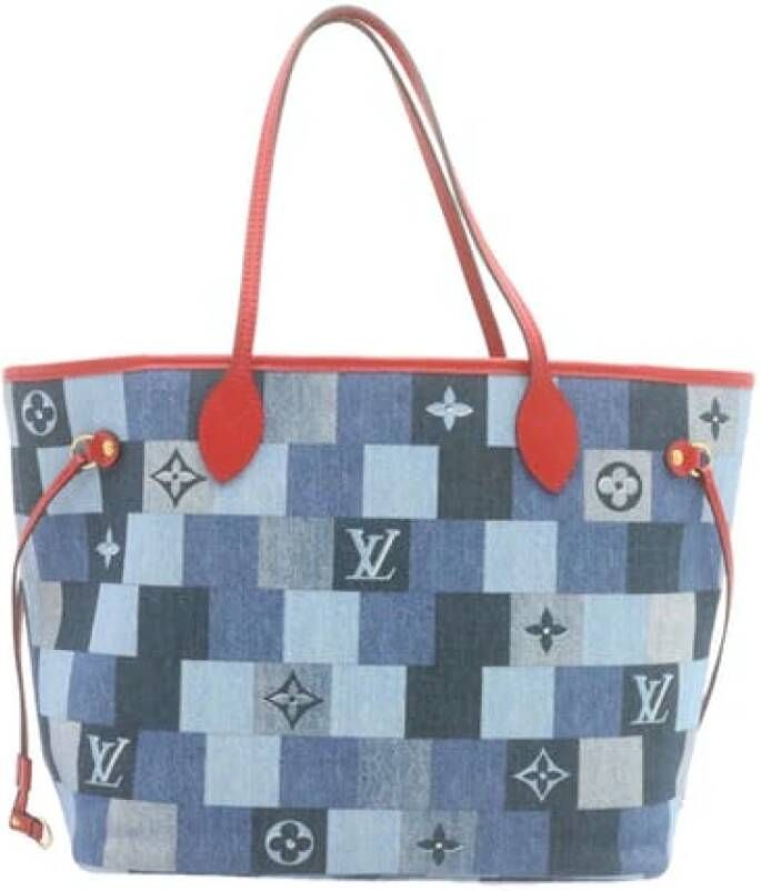 Louis Vuitton Vintage Tweedehands schoudertas Blauw Dames