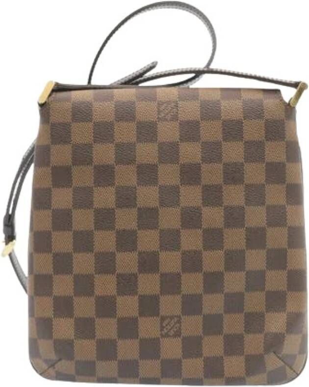 Louis Vuitton Vintage Tweedehands schoudertas Bruin Dames
