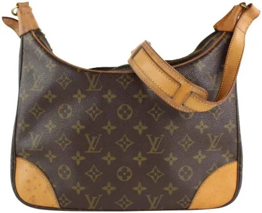 Louis Vuitton Vintage Tweedehands schoudertas Bruin Dames