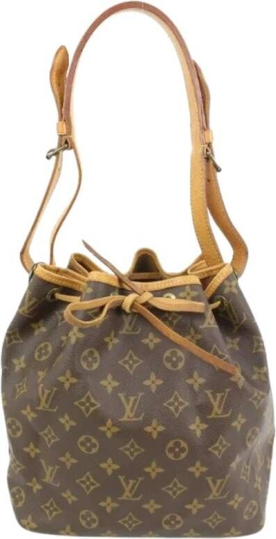 Louis Vuitton Vintage Tweedehands schoudertas Bruin Dames