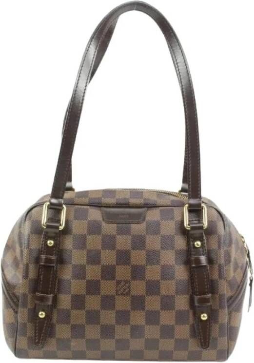Louis Vuitton Vintage Tweedehands schoudertas Bruin Dames
