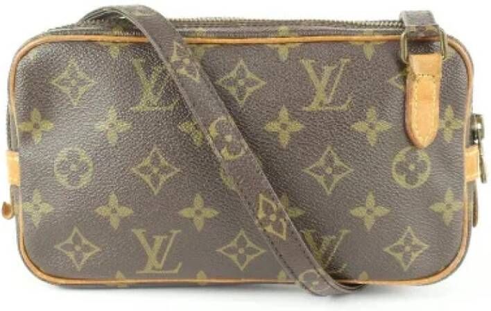 Louis Vuitton Vintage Tweedehands schoudertas Bruin Dames