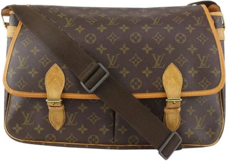 Louis Vuitton Vintage Tweedehands schoudertas Bruin Dames