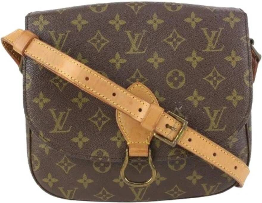 Louis Vuitton Vintage Tweedehands schoudertas Bruin Dames