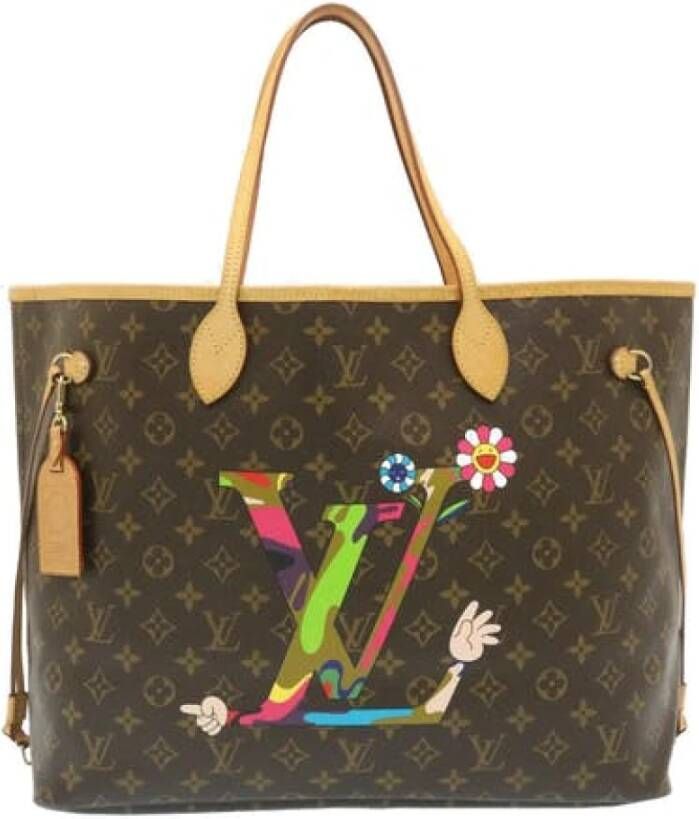 Louis Vuitton Vintage Tweedehands schoudertas Bruin Dames