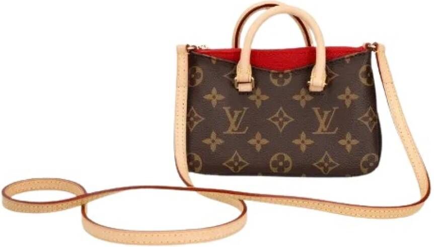 Louis Vuitton Vintage Tweedehands schoudertas Bruin Dames