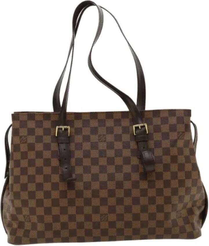 Louis Vuitton Vintage Tweedehands schoudertas Bruin Dames