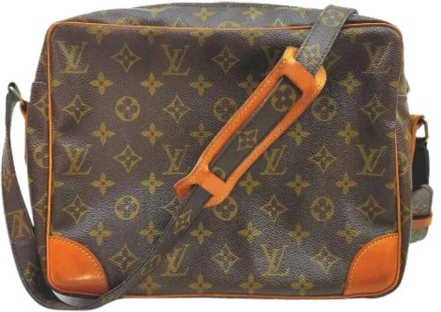 Louis Vuitton Vintage Tweedehands schoudertas Bruin Dames