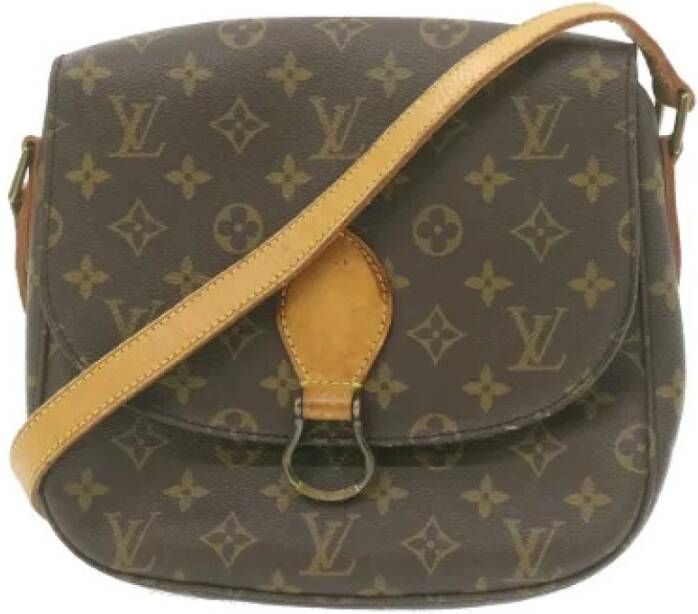 Louis Vuitton Vintage Tweedehands schoudertas Bruin Dames