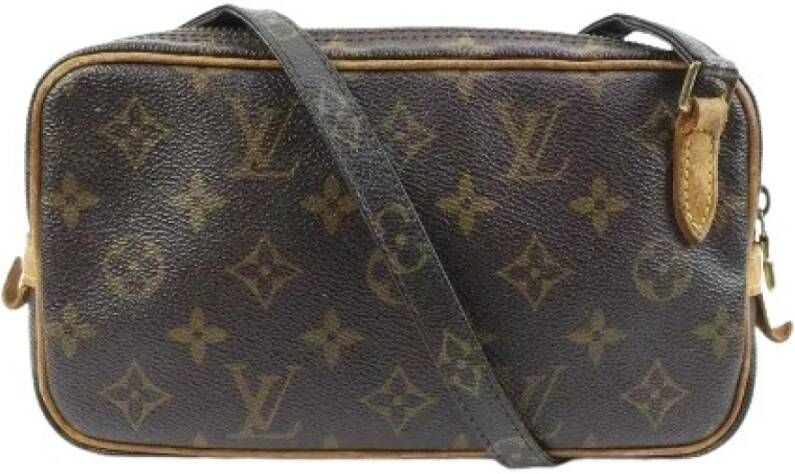 Louis Vuitton Vintage Tweedehands schoudertas Bruin Dames
