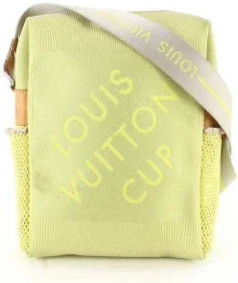 Louis Vuitton Vintage Tweedehands schoudertas Yellow Dames