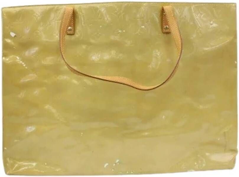 Louis Vuitton Vintage Tweedehands schoudertas Yellow Dames