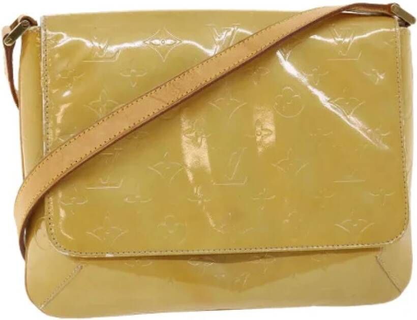 Louis Vuitton Vintage Tweedehands schoudertas Yellow Dames