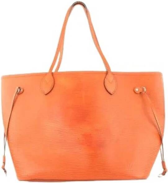 Louis Vuitton Vintage Tweedehands schoudertas Oranje Dames